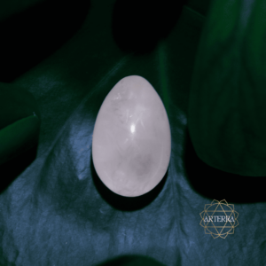 Rock crystal yoni egg size M undrilled