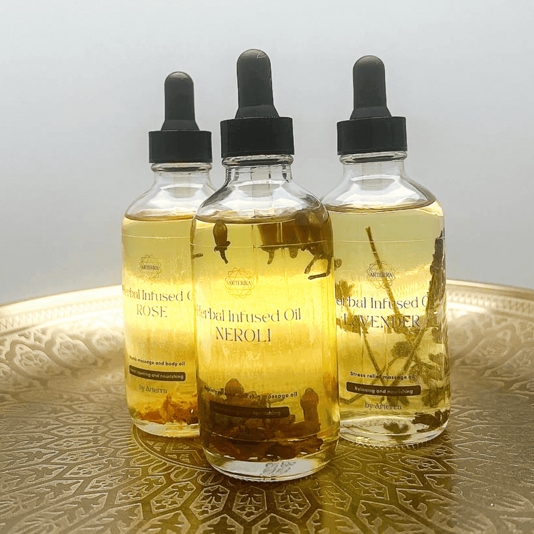 Mix it up: Herbal Infused Organic Oils BUNDLE