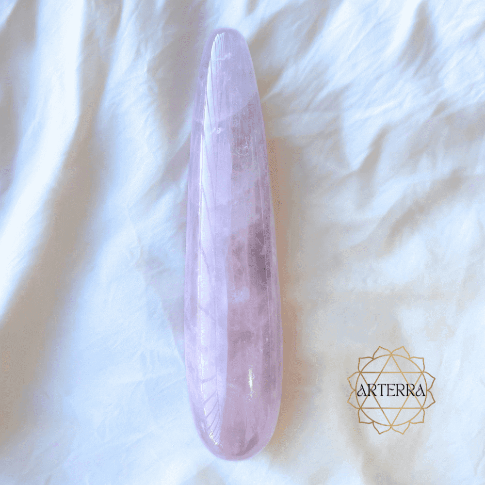 Rose Quartz Yoni Wand 178 mm