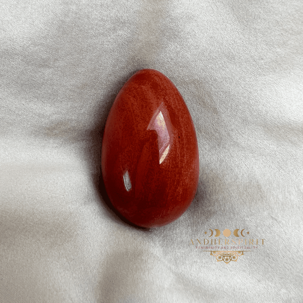 red jasper size yoni egg M undrilled