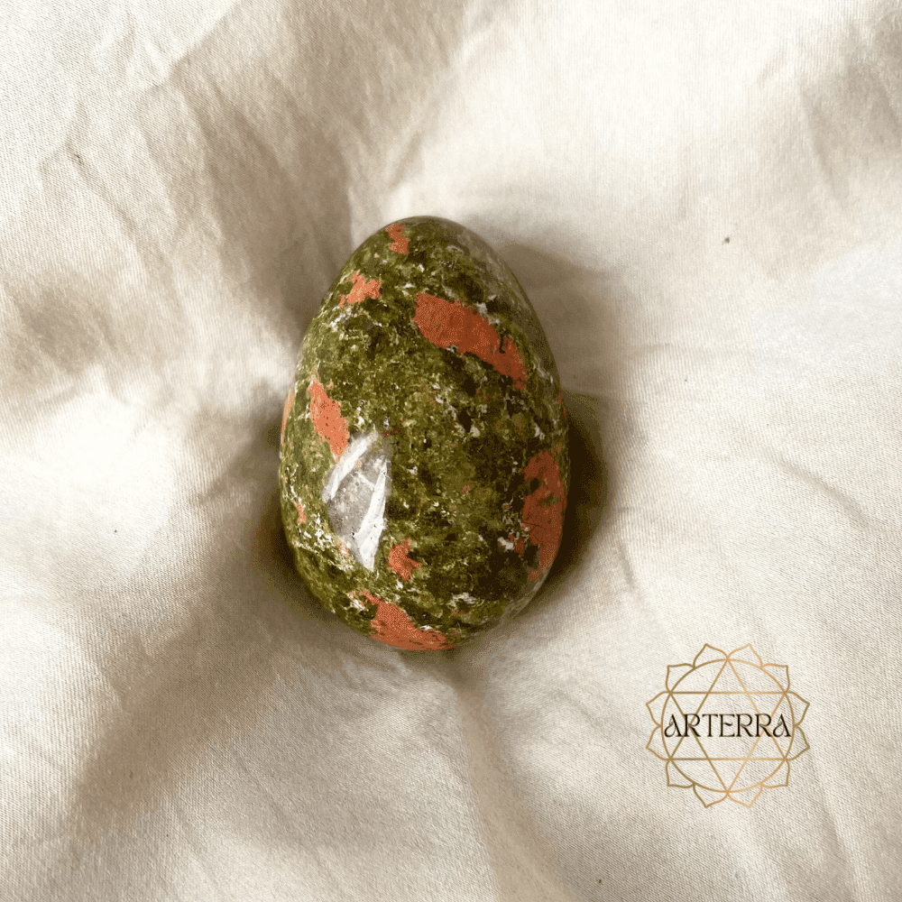Unakite yoni egg size M undrilled