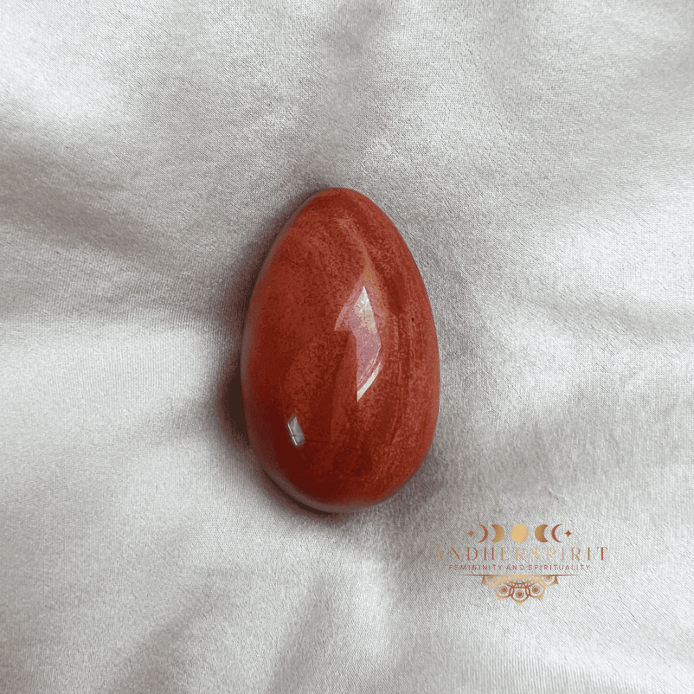red jasper size yoni egg M undrilled