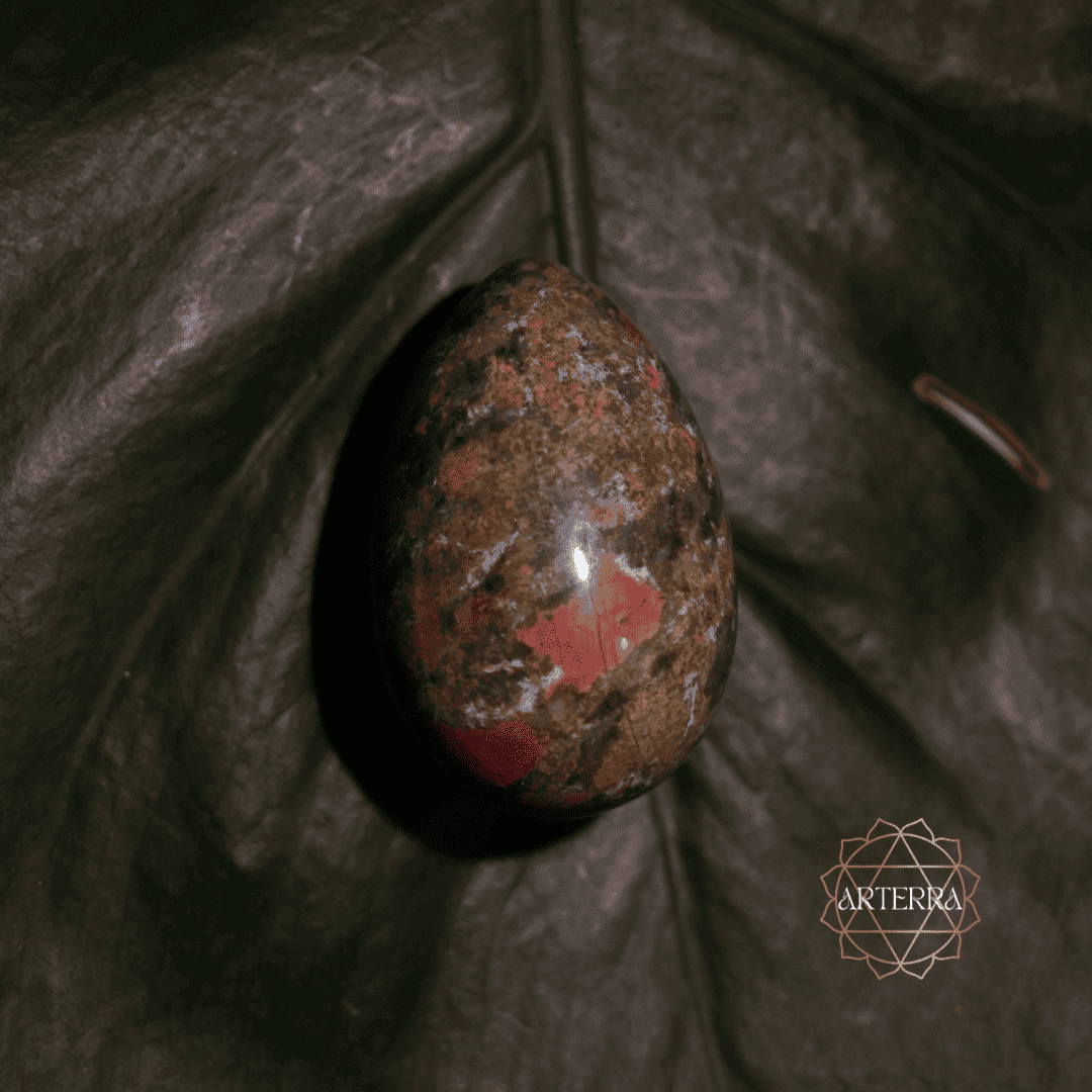 Unakite yoni egg size M undrilled