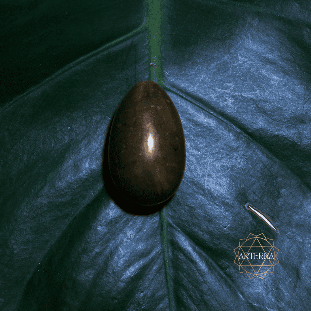 Dark Jade yoni egg size M undrilled