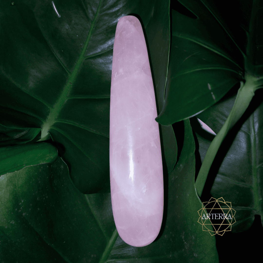 Rose Quartz Yoni Wand 178 mm