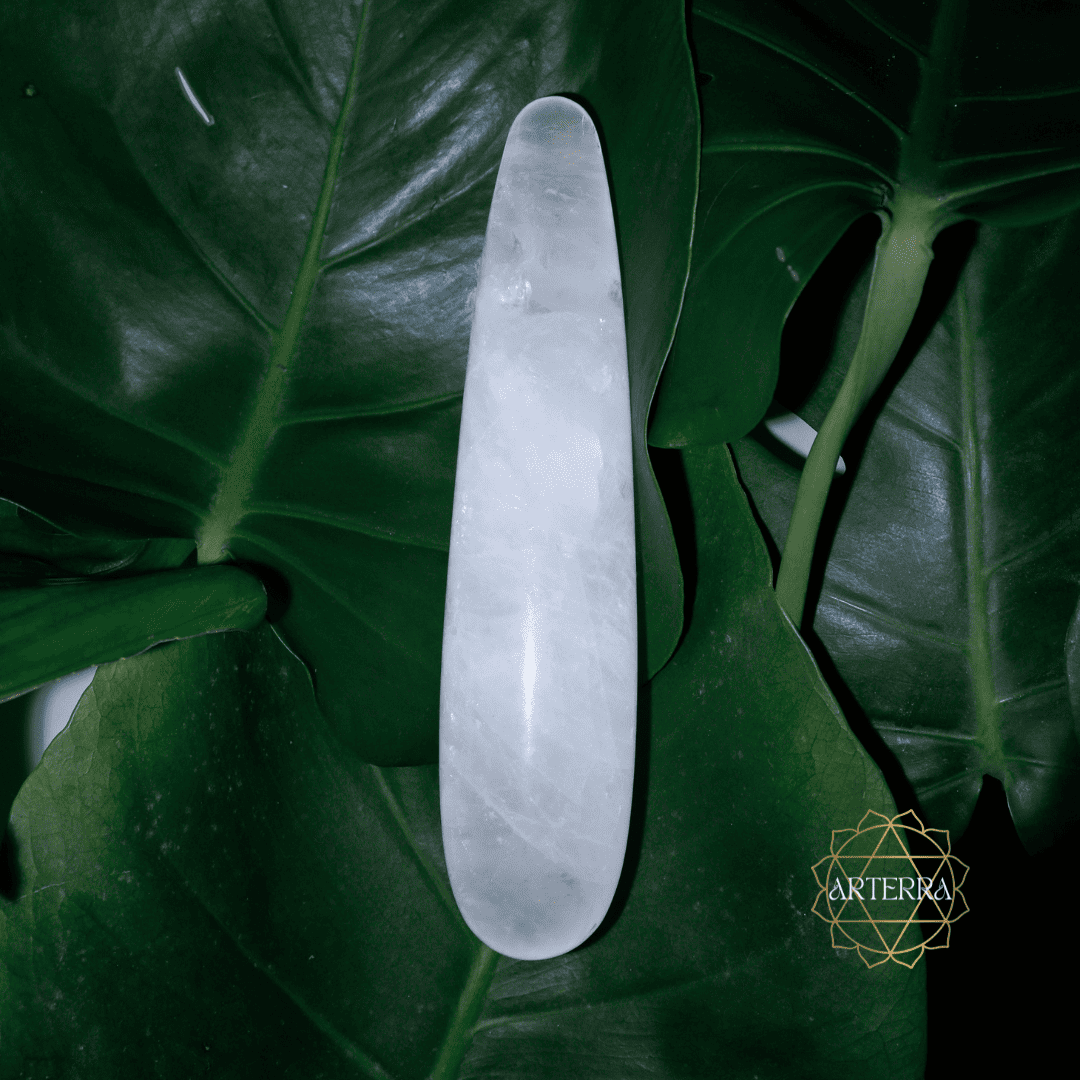 Rock Crystal Yoni Wand 178 mm