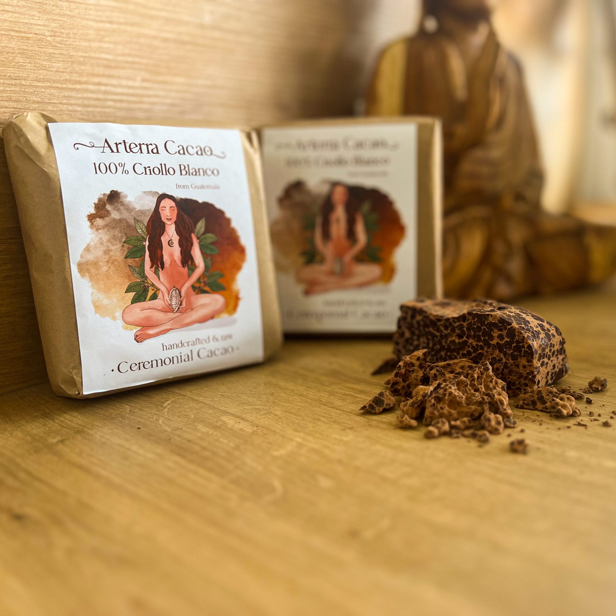 2 packs ARTERRA Ceremonial Cacao Criollo Blanco