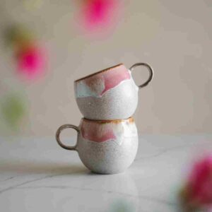 Ceramic Mug Cheesecake