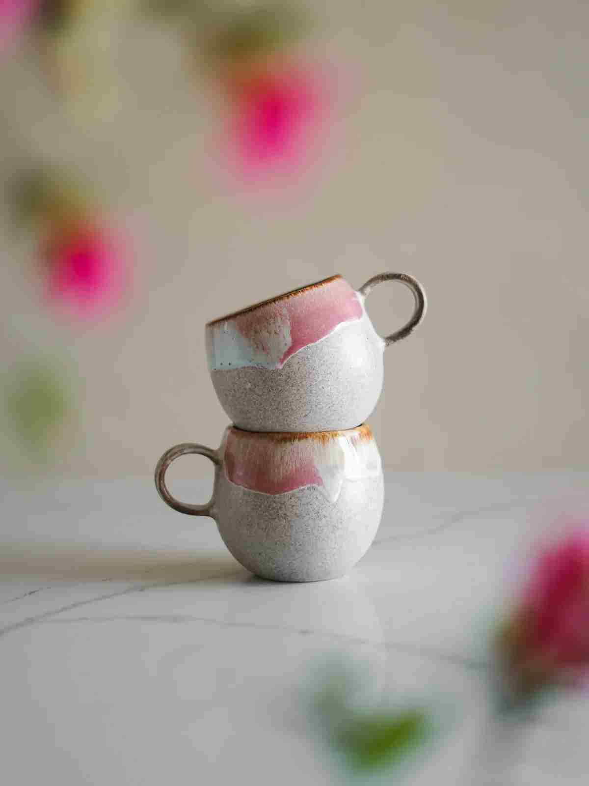 Ceramic Mug Cheesecake