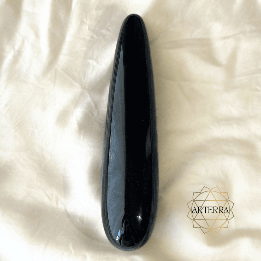 Obsidian Yoni Wand 178 mm